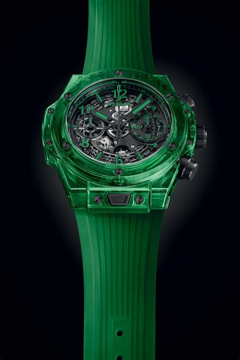 hublot big black green|Hublot big bang saxem.